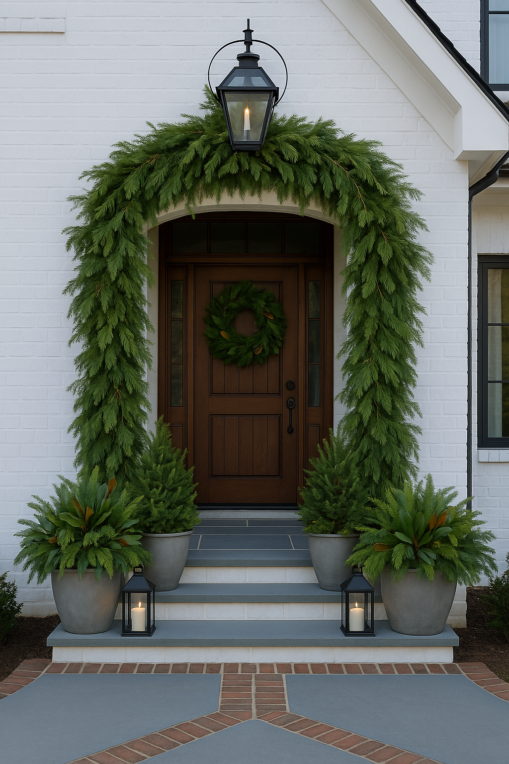 The Winter Greenery Look