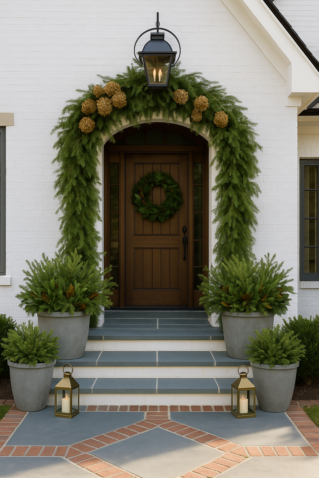 The Winter Greenery Look